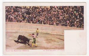 Bull Fight Los Banderillas Toros Mexico 1905c postcard
