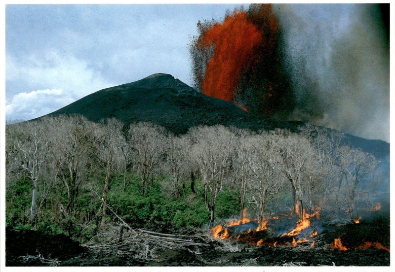 Puu Oo Vent: Hawaii's Volcanic Beauty! postcard