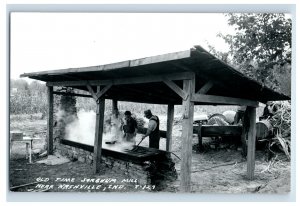 Vintage RPPC Sorghum Mill Nashville, Indiana  Postcard P1E