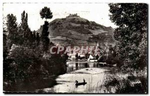 Modern Postcard Espalion Domine by the proud feudal ruins of the castle of Ca...