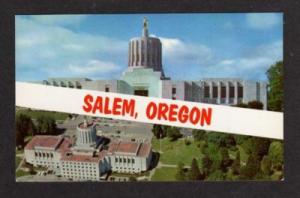 OR Multi View State Capitol SALEM OREGON Postcard PC