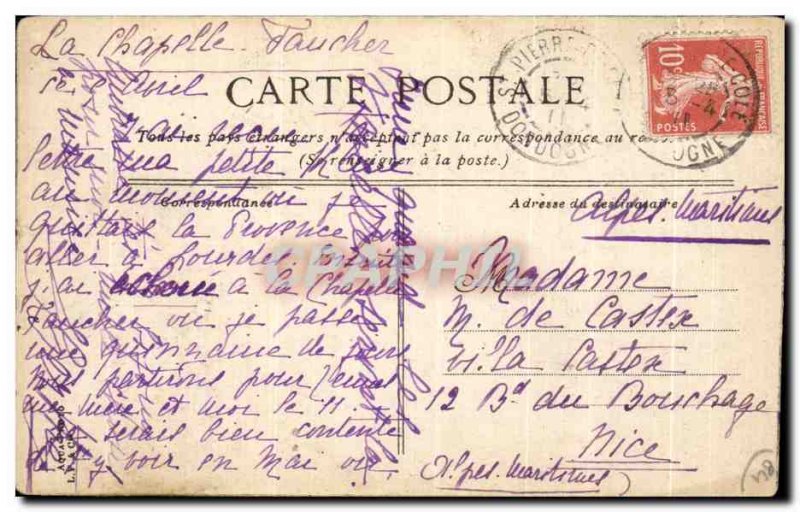 Old Postcard Fontaine de Vaucluse La Vallee in times of Drought