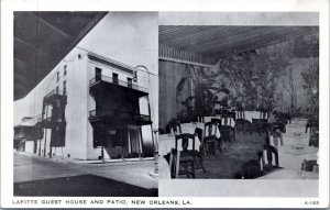 Postcard LA New Orleans - Lafitte Guest House and Patio