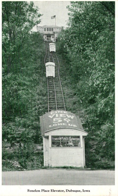 Iowa Dubuque Fenelon Place Elevator