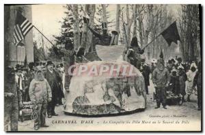 Old Postcard Polar Carnival Conquest & # 39Aix The North Pole Pole or secret