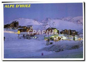 Postcard Modern Alpe d'Isere Center Heuz Shepherds Club Mediterranee