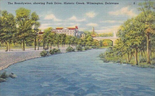 The Brandywine Showing Park Drive Historic Creek Wilmington Delaware