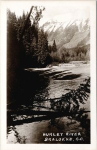 Bralorne BC Hurley River Bridge River District Unused Real Photo Postcard F66