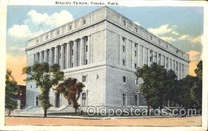 Topeka, Kansan, USA Mason, Mason's Fraternal Organization 1930 corner wear