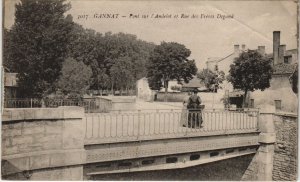 CPA Gannat bridge on the andelot and rue des freres degand (1221243) 