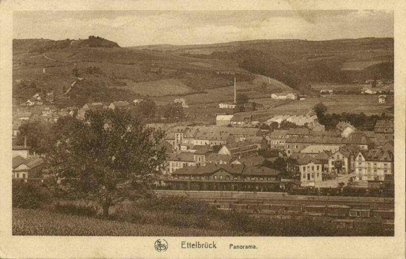 luxemburg, ETTELBRÜCK, Panorama (1927) Postcard