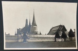 Mint Thailand Real Picture Postcard RPPC Bangkok Temple View