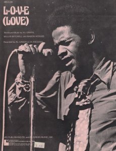 Love Al Green L-O-V-E Sheet Music