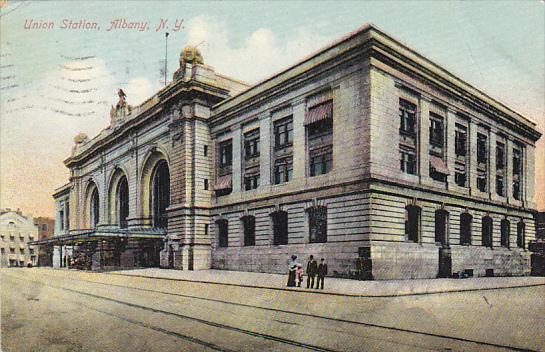 Union Railroad Station Albany New York 1909