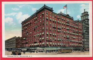 12547 Trolley Car at the Powers Hotel, Rochester, New York