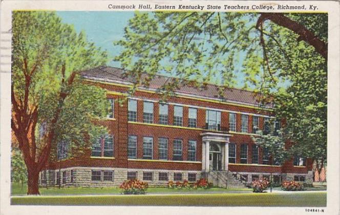 Kentucky Richmond Cammack Hall Eastern Kentucky State Teachers College 1946 C...