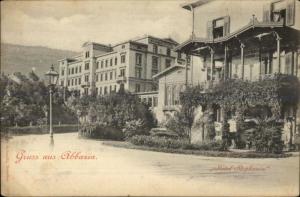 Gruss Aus Abbazia Hotel Stephania c1900 Postcard