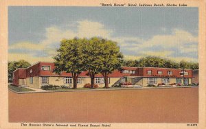 Monticello Indiana Beach Shafer Lake Beach House Hotel Vintage Postcard JI658008