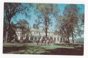 MA Lenox Eastover Resort Hotel Horses Berkshire Mts Vintage 1960 Postcard