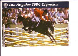 Horse Jumping, Equestrian Events, 1984 Olympics, Los Angeles, California