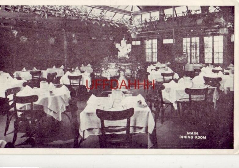 1954 MAIN DINING ROOM of ENRICO & PAGLIERI W 11th Street NEW YORK, N.Y.