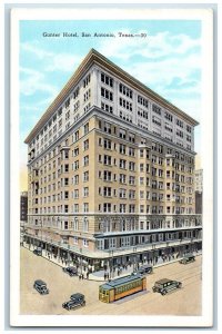 c1930's Gunther Hotel Building San Antonio Texas TX Vintage Postcard