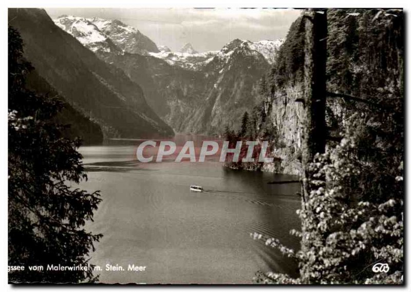 Postcard Old Der Malerwinkel Konigsee Vom Stein Meer