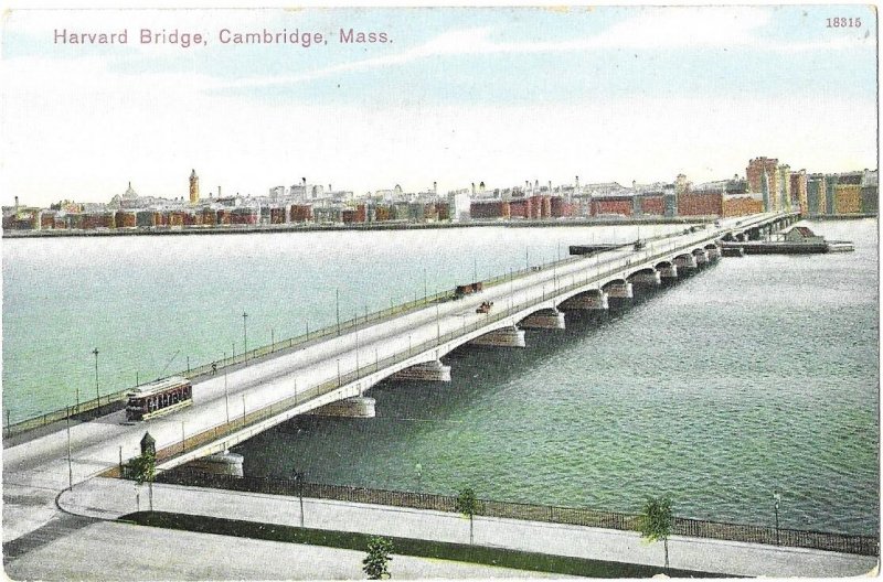 Harvard Bridge Cambridge Massachusetts