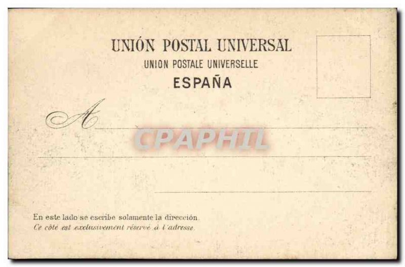 Old Postcard En este lado is escribe solamente Executive Barcelona