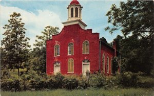 J40/ Rodney Mississippi Postcard Chrome Presbyterian Church Building  174