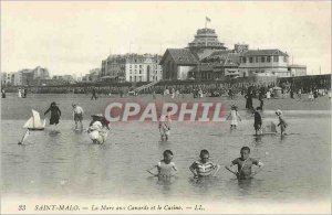 Postcard Old Saint Malo La Mare Duck and Casino
