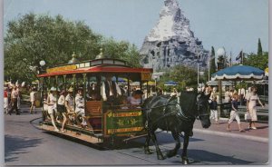 Anaheim, Calif., Disneyland, Horse Drawn Streetcar, Main Street USA-1960