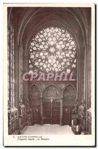 Postcard Old High Holy Chapel Chapel The Rose Window
