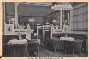 Kiel Schleswig-Holsein Germany interior view Casino Bar antique pc Y13820