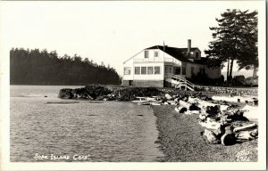 RPPC Hope Island Cafe WA Vintage Postcard A38