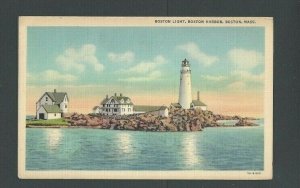 Ca 1939 PPC Lighthouse Biloxi MS Built In 1931 Mint