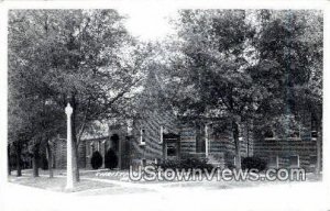 Real Photo Christian Church in Minden, Nebraska