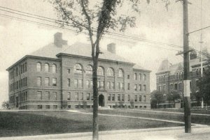 Circa 1900-05 English & Latin High Schools, Somerville, MA Vintage Postcard P16