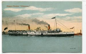 Niagara Steamer Chippewa 1920 Canada postcard