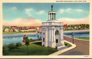 Ohio Hamilton Soldiers' Monument Curteich