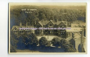 aj0060 - Rose & Crown Hotel , Tring , Hertfordshire - postcard