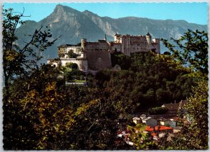 Festung Hohensalzburg Mit Untersburg Fortress Hohensalzburg Austria Postcard