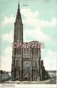 Old Postcard Munster Strasbourg