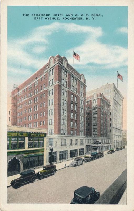 Sagamore Hotel on East Avenue, Rochester, New York - WB