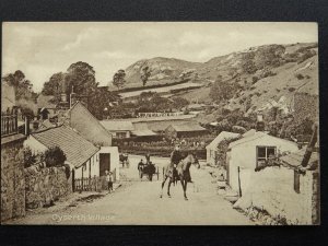 Wales near Rhyl DYSERTH Waterfall Rpad - Old Postcard by H. Kirk of Rhyl