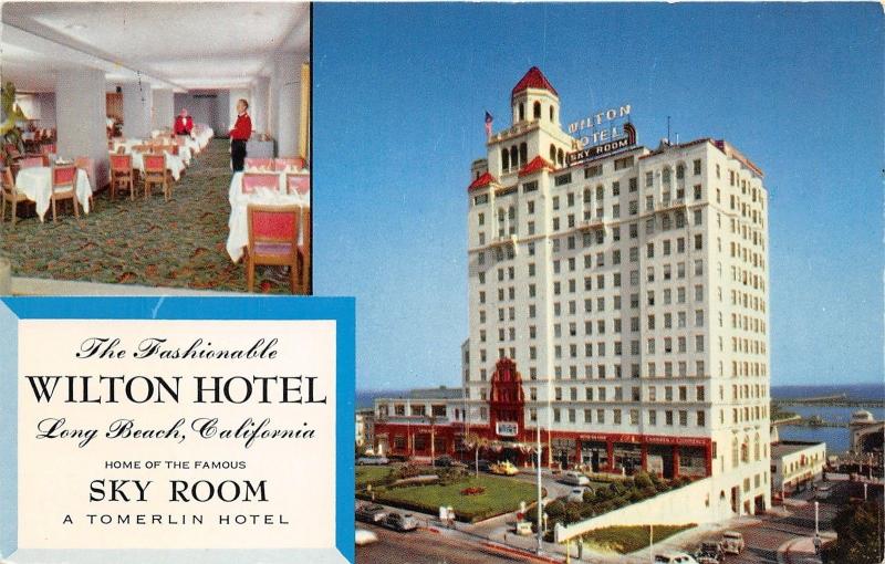 Long Beach Ca Wilton Hotel Home Of Sky Room Dining Room