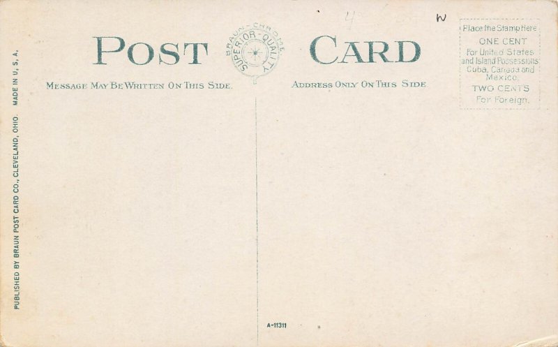 Superior Arcade Interior Cleveland Ohio 1910c postcard