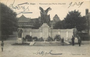 Belgium Dieppe monument aux morts World War 1 1929