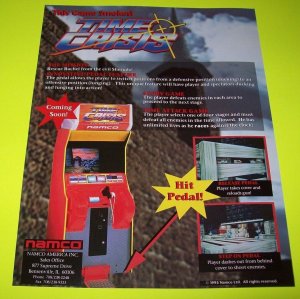 Time Crisis Dirt Dash Arcade Flyer 1995 Original NOS Video Game Promo 8.5 x 11