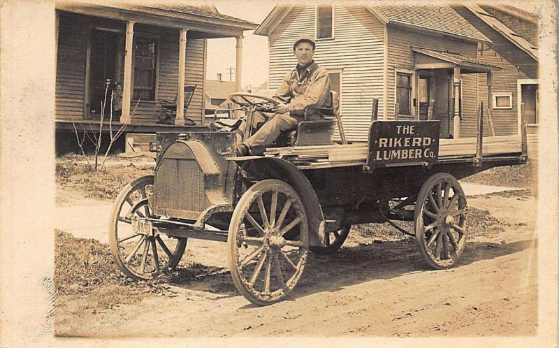 Lansing MI The Rikerd Lumber Co. Delivery Truck RPPC